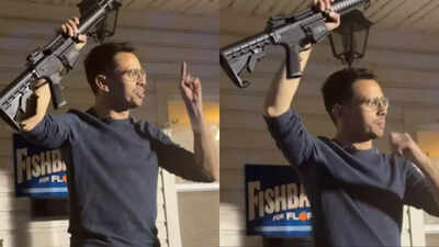 Anti-H1B Florida Governor candidate posts video with rifle after claiming arson attack