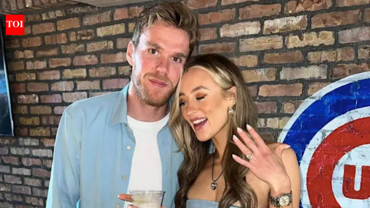 Connor McDavid’s wife Lauren Kyle turns heads in Milan as Oilers captain gears up for Olympic opener