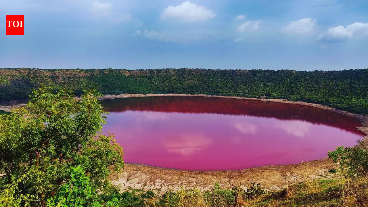 This ancient lake in India was created by a meteorite impact–can you take a guess?