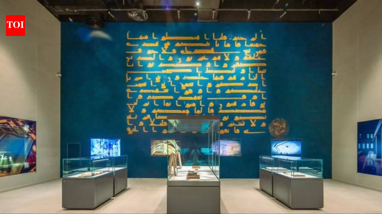 Mecca museum unveils legendary Blue Quran: Viral pictures of 1,100-year-old masterpiece with Surah Al-Baqarah verses break the Internet