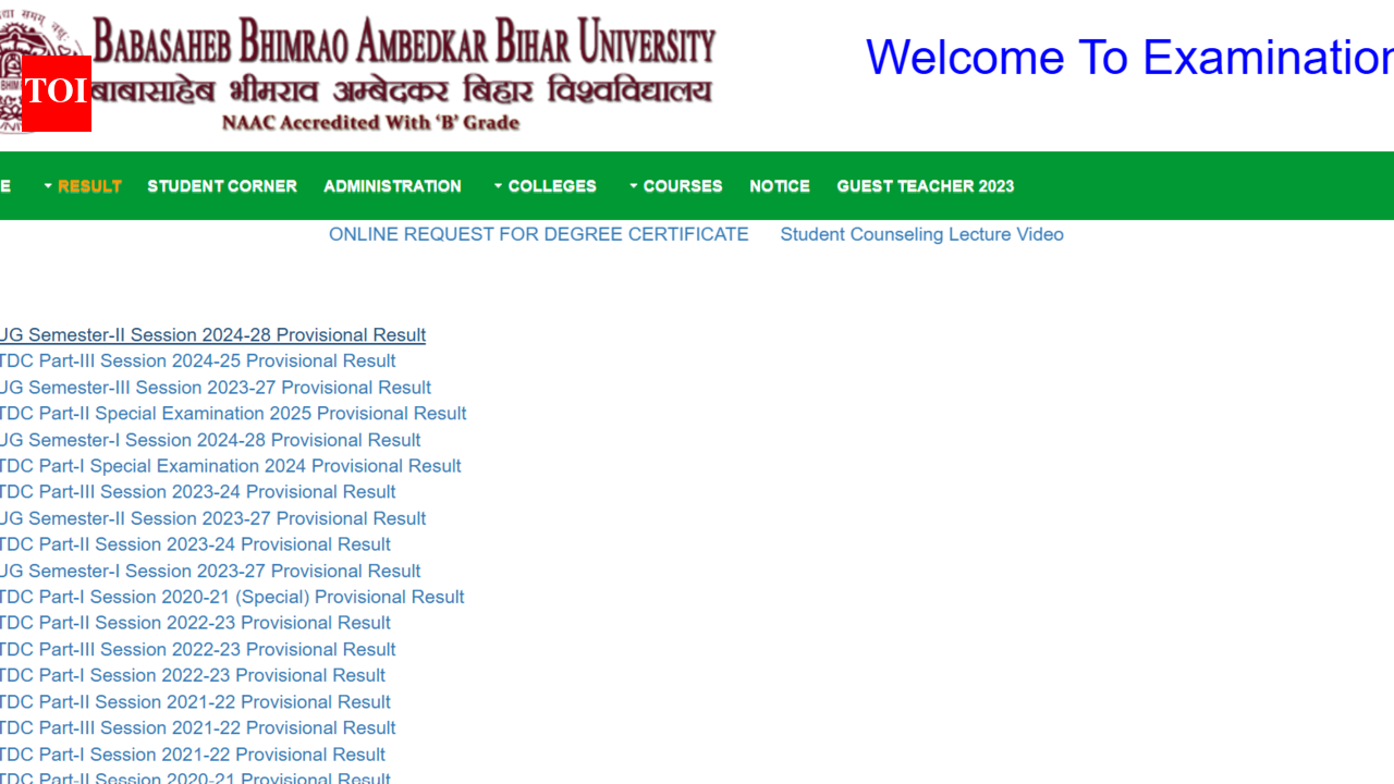 BRABU result 2026 released at brabu.net: Direct link to download here