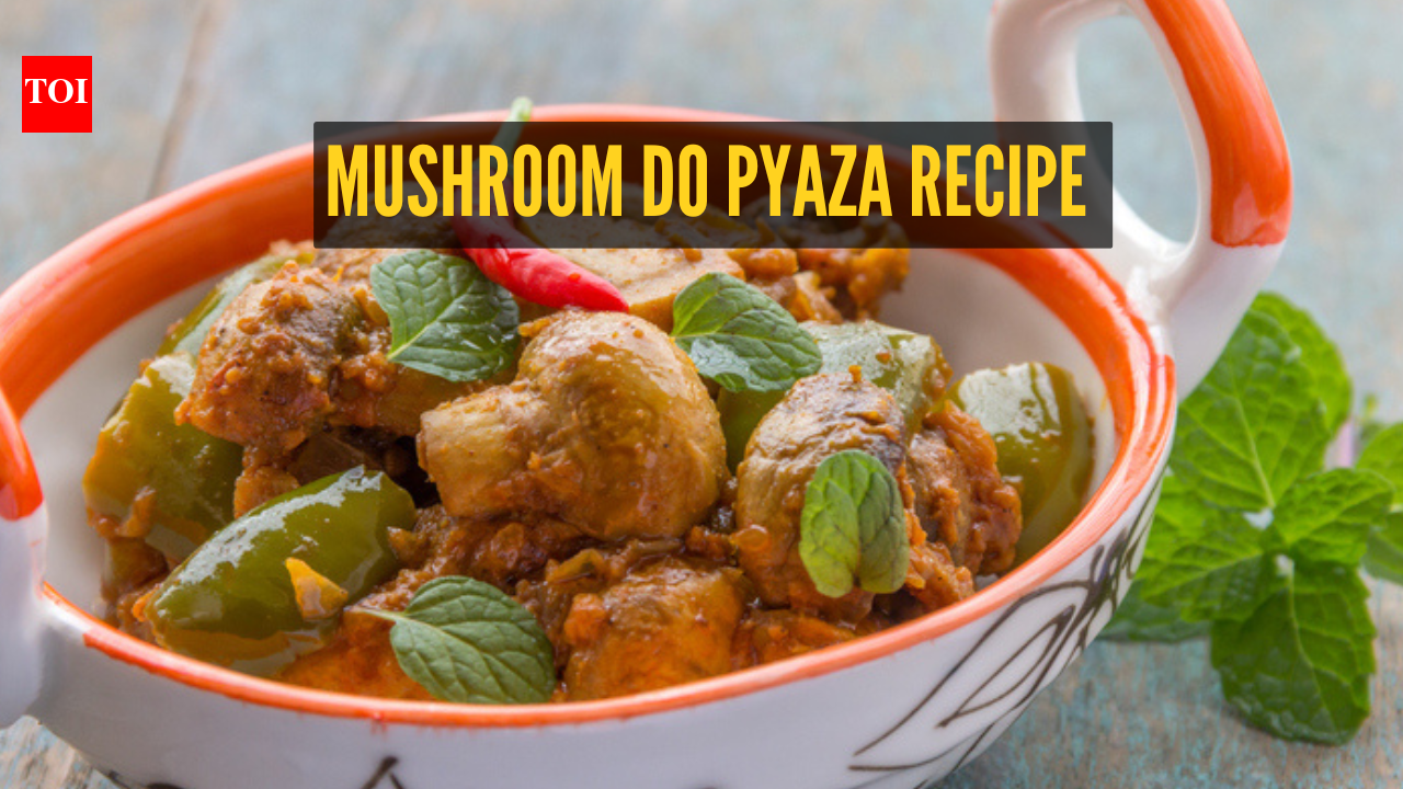 How to make Mushroom Do Pyaza for lunch at home