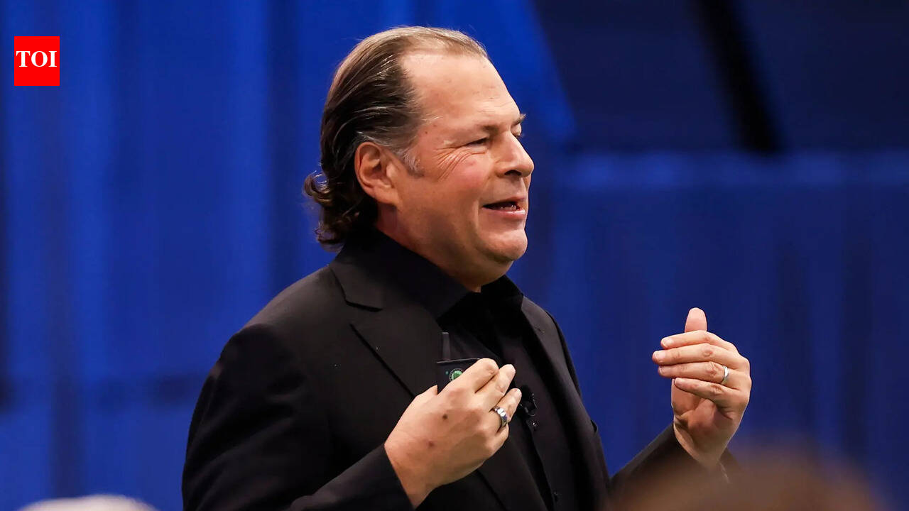 Salesforce CEO Marc Benioff has 'angered' some employees at company Town Hall by making jokes about...