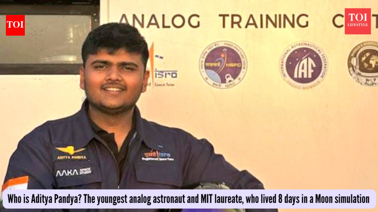 Who is Aditya Pandya? The youngest analog astronaut and MIT laureate, who lived 8 days in a Moon simulation designed by himself