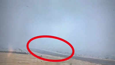 CCTV Footage Shows Ajit Pawar Plane Slamming Into Ground Before Exploding Near Baramati Airport