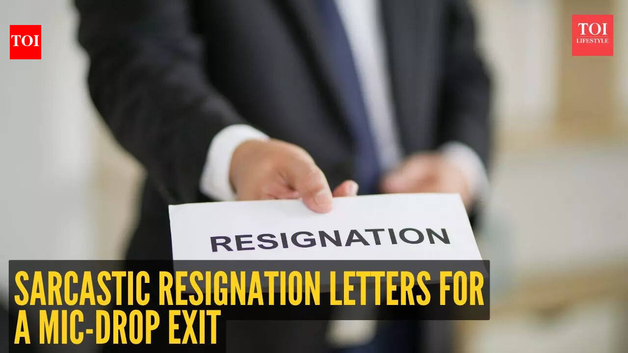 Fed up at work? 5 sarcastic resignation letters for a mic-drop exit