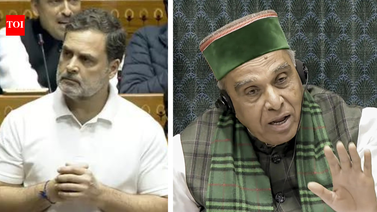 ‘If you had taken my advice …’: Lok Sabha Chair Jagdambika Pal fires back at Rahul Gandhi’s ‘ex-Congress member’ jab — video | India News – The Times of India