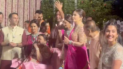 Kokilaben Ambani’s traditional blessing for eldest grandson Vikram Salgaocar goes viral