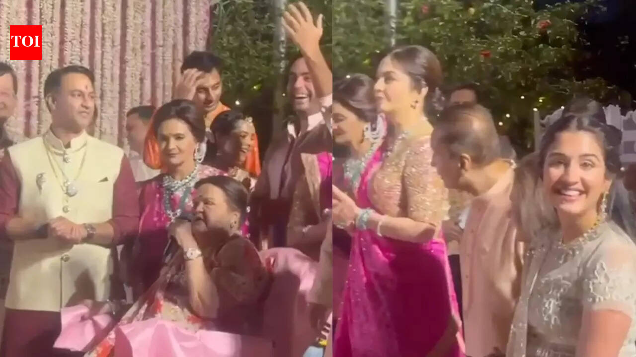 Kokilaben Ambani’s traditional blessing for eldest grandson Vikram Salgaocar goes viral