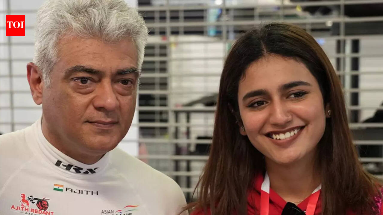 Priya Prakash Varrier meets her 'Good Bad Ugly’ co-star Ajith Kumar on a race day- See video