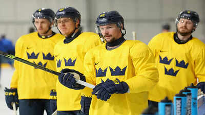 Team Sweden coach Sam Hallam still keeping his starting goalie decision in wraps ahead of Olympic opener