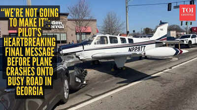  Pilot’s chilling final call before crash-landing on busy highway in Georgia