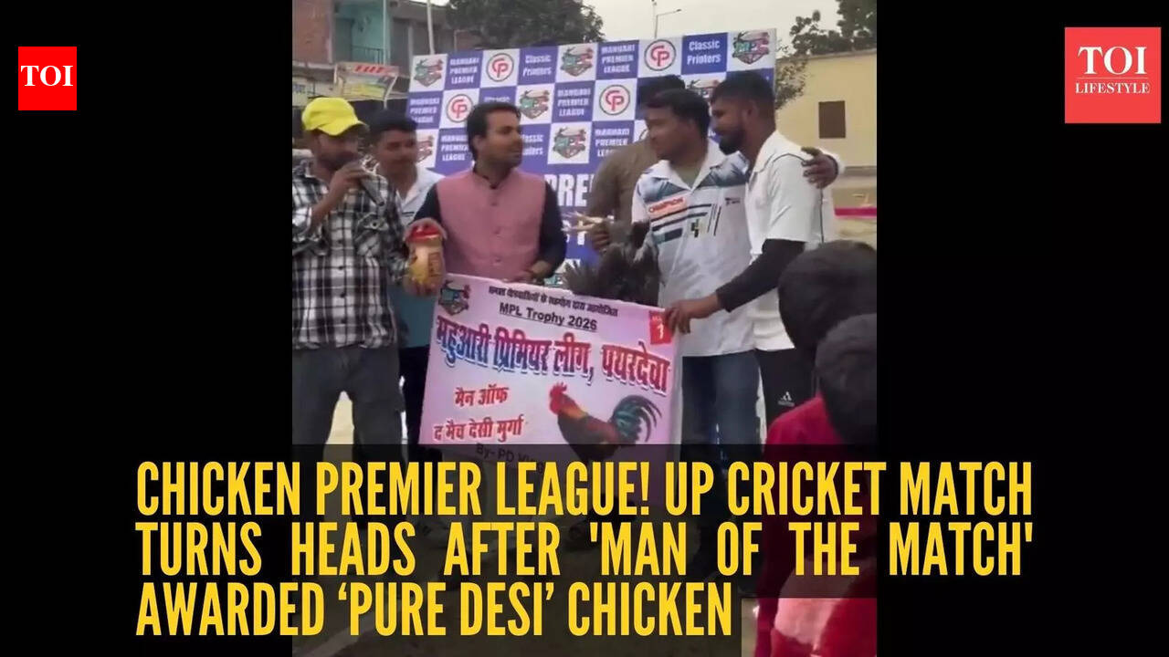 Chicken Premier League! UP cricket match turns heads after 'Man of the Match' awarded ‘pure desi’ chicken