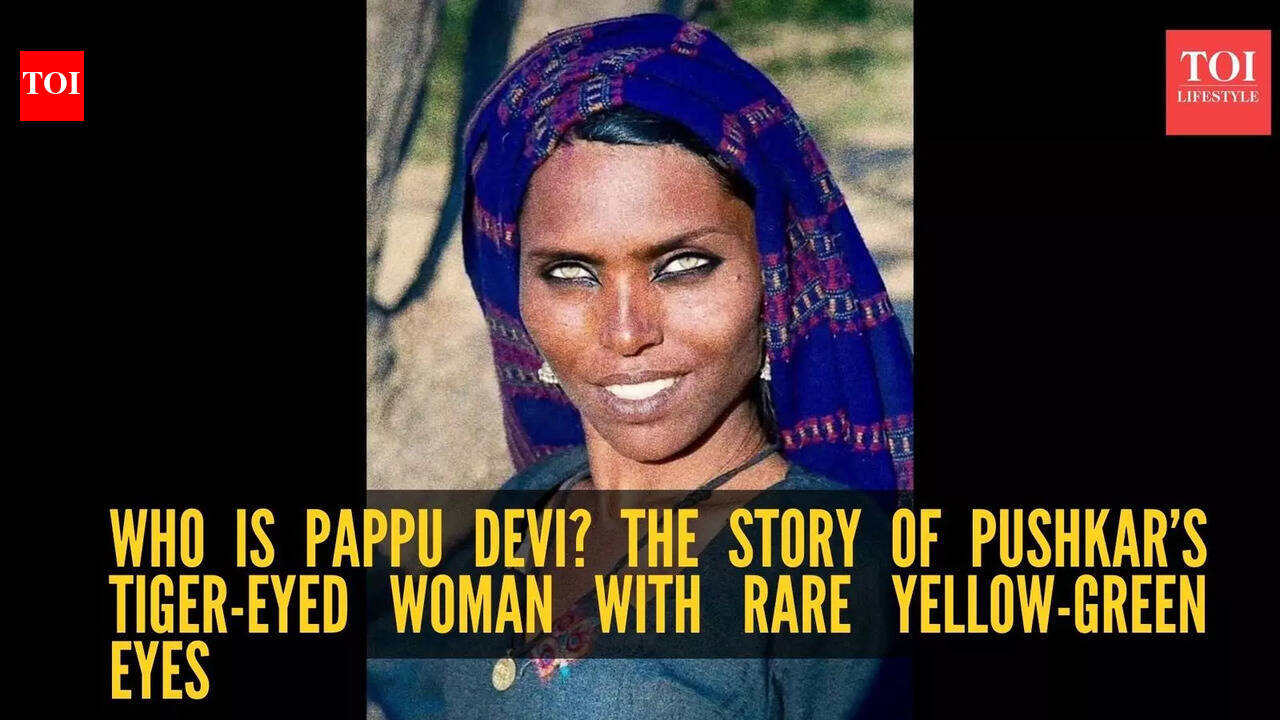 Who is Pappu Devi? The story of Pushkar’s tiger-eyed woman with rare yellow-green eyes