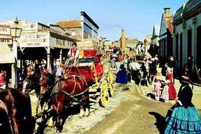 Gold digging in Australia's Sovereign Hill