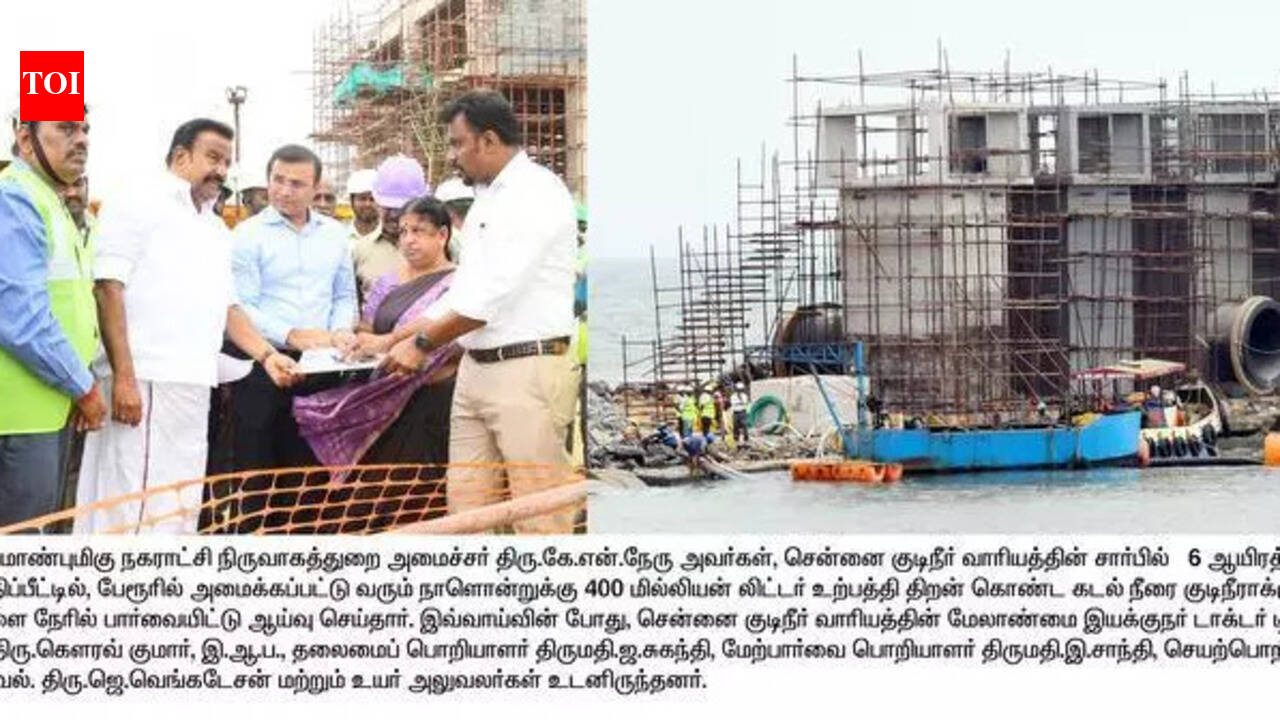 Minister orders fast-tracking of Perur desalination plant