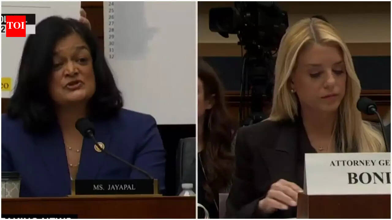 ‘Not going to get in the gutter with this woman’: Pam Bondi refuses to apologize after Indian-origin Democrat Jayapal asks her to at Epstein files hearing