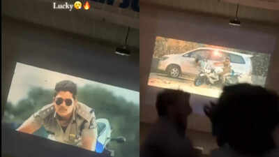  Allu Arjun wave hits Kerala; College students celebrate 'Mallu' Arjun's film