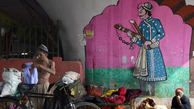 ‘Used to it’, say homeless, as another shift beckons ahead of Delhi AI summit