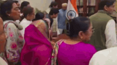 Rijiju Shares 'Illegal Video' Of Speaker's Chamber, Says 'Congress MPs Abused, Threatened PM Modi'