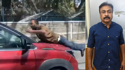 Road rage in Bengaluru: Man clings to car bonnet, dragged for 1km on Old Airport Road