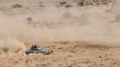 Indian army shows new technology and firepower in exercise Rudra Shakti-2026 at Rajasthan's Pokhran
