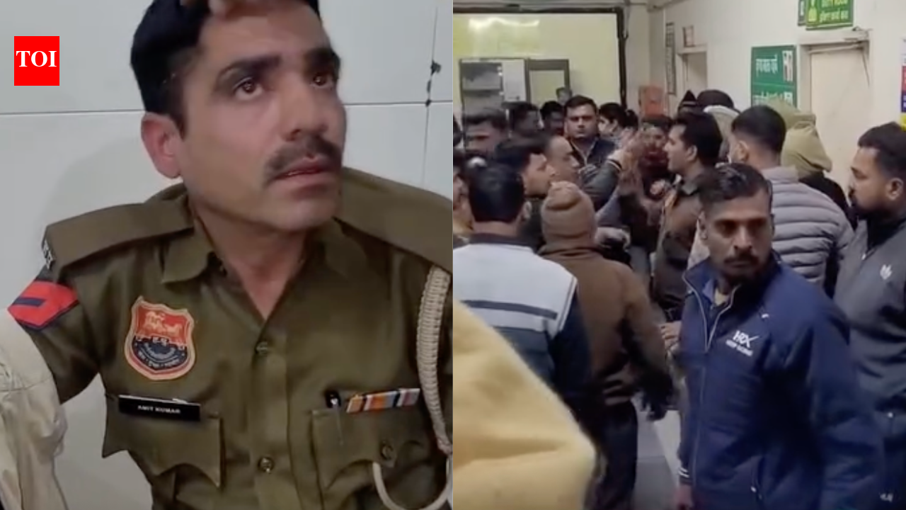 Woman dies after e-rickshaw hit by drunk Haryana cop’s car; family protests at hospital, accused arrested