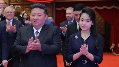 Kim Jong Un's teenage daughter being positioned as successor, South Korea says