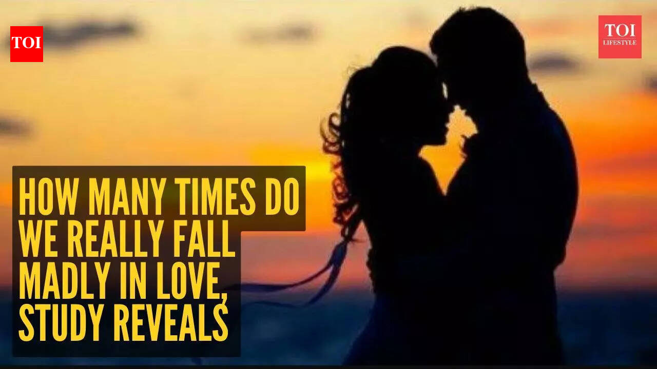Once, twice or thrice? How many times do we really fall madly in love, study reveals