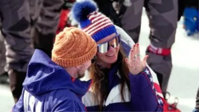 Breezy Johnson gets engaged after downhill gold at Winter Olympics 2026 as boyfriend Connor Watkins surprises her with proposal