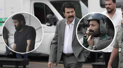  Mohanlal drops the behind-the-scenes video; Fahadh Faasil flies a fighter jet!