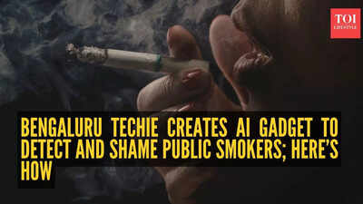 Bengaluru techie creates AI gadget to detect and shame public smokers; here’s how