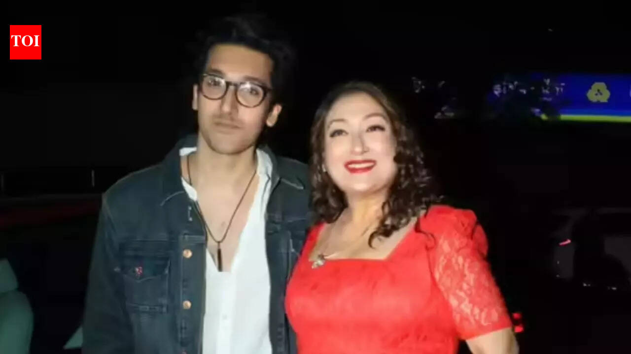 When Govinda’s wife Sunita Ahuja was spotted with son Yashvardhan on Valentine’s Eve: ‘Sir apne valentine ke saath hai’