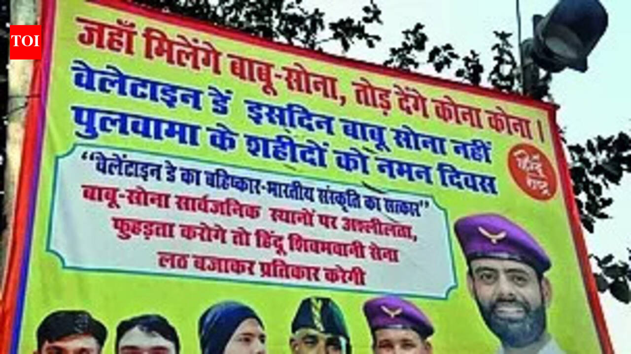 ‘Babu-sona’ threat posters surface across city ahead of Valentine’s Day