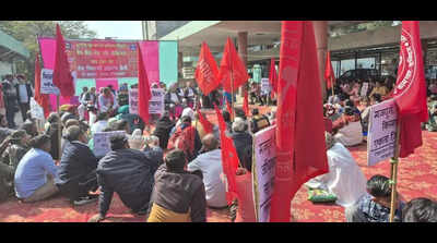 Unions, farmers rally against trade deal, labour codes & farm policies