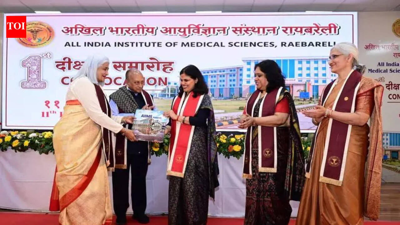 ‘Healthy India key to Viksit Bharat’: AIIMS Rae Bareli holds 1st convocation