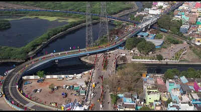 Stalin opens 96cr Korukkupet flyover