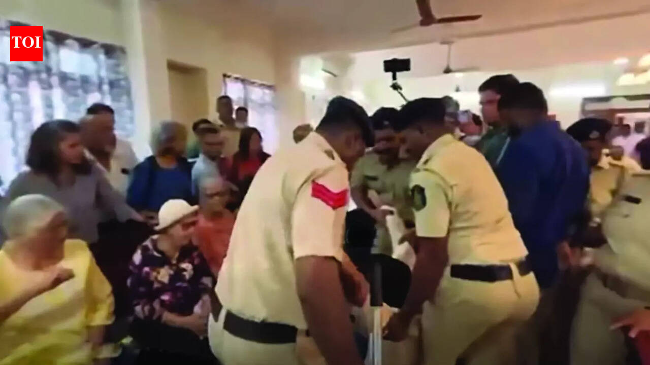 Locals protest at CCP over casino vessel, removed