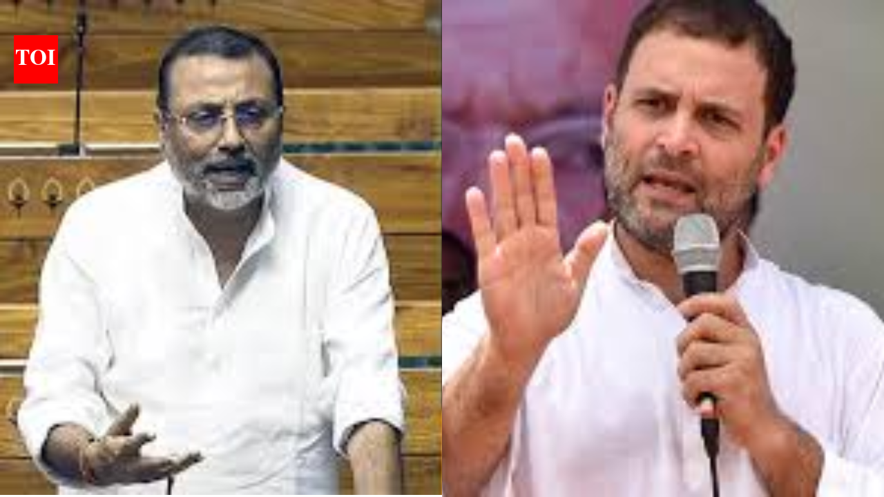 BJP's Nishikant Dubey calls for stripping Rahul Gandhi of LS membership, writes to Speaker