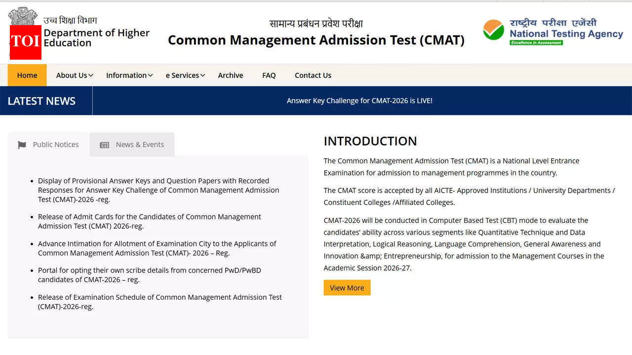 CMAT Result 2026 expected today at cmat.nta.nic.in: Check NTA scorecard download steps here