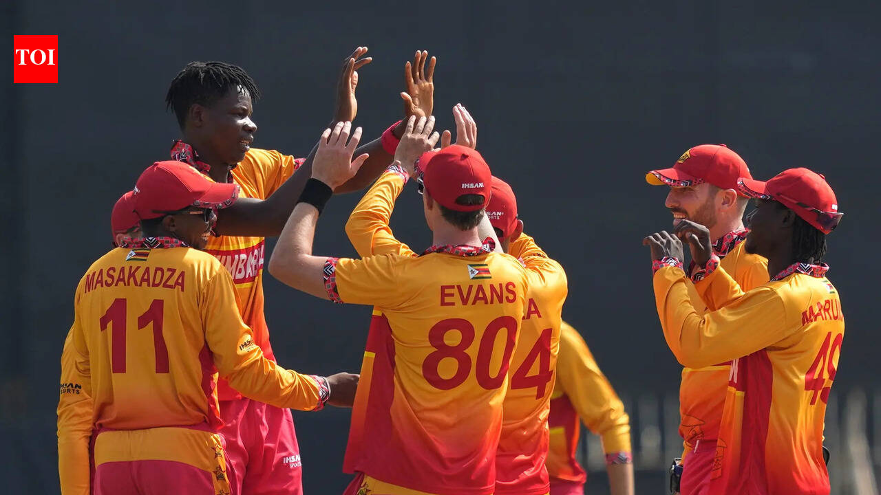 Australia vs Zimbabwe Highlights, T20 World Cup 2026: Zimbabwe stun Australia by 23 runs in Colombo  - The Times of India