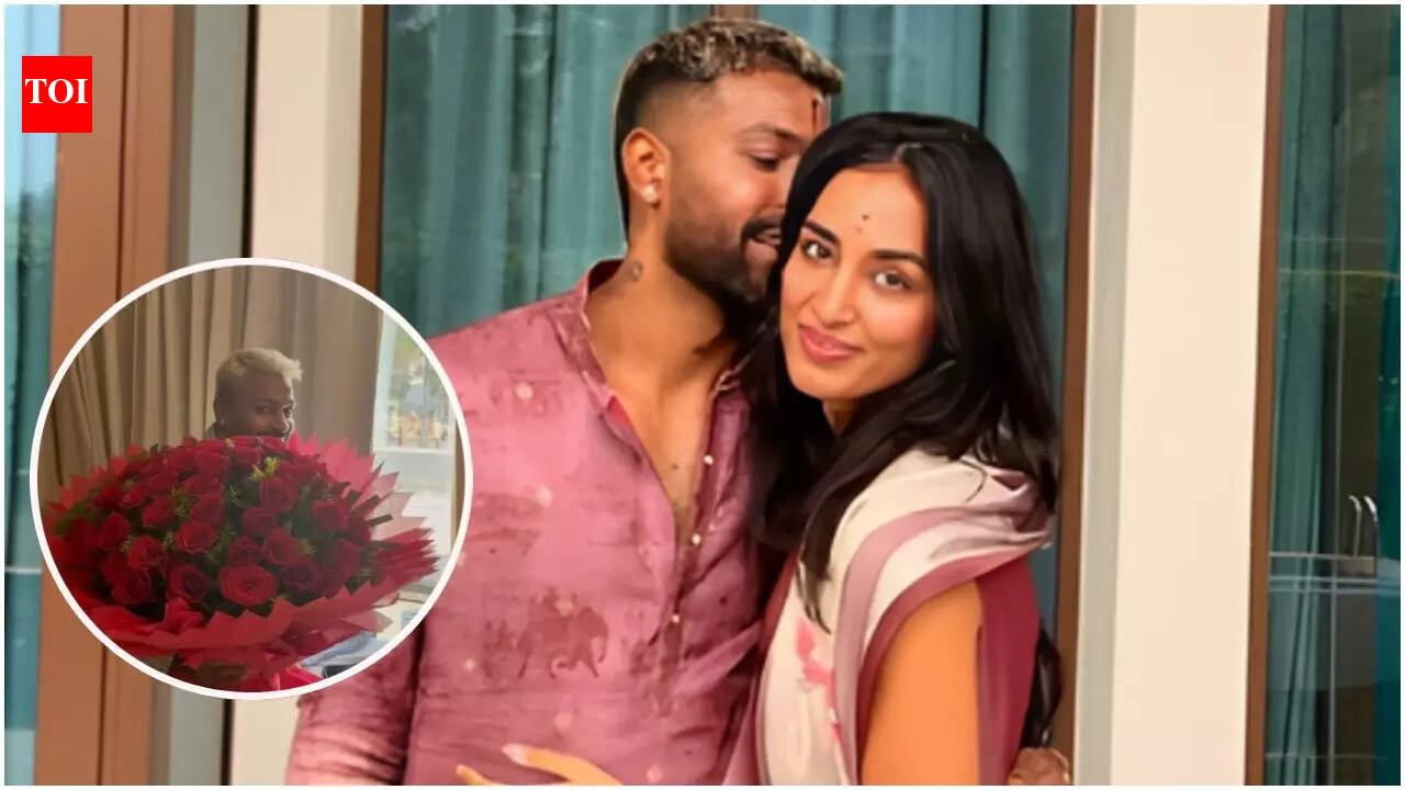 Mahieka Sharma calls Hardik Pandya 'man of the match' of her life as she joins him in Delhi to celebrate Valentine's Day