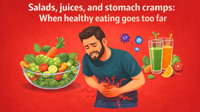 Salads, juices, and stomach cramps: Doctor explains how 'clean' diet is wrecking guts