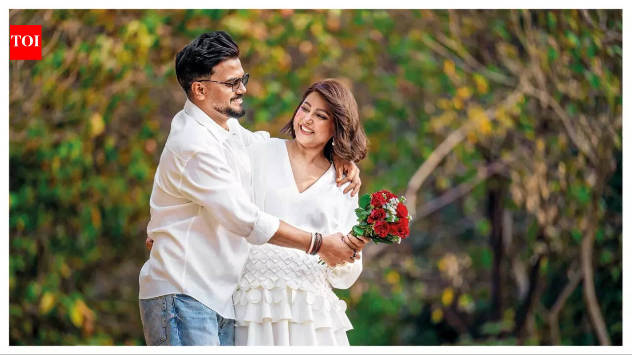 It’s a double celebration of love with the love of my life, says Hina Khan