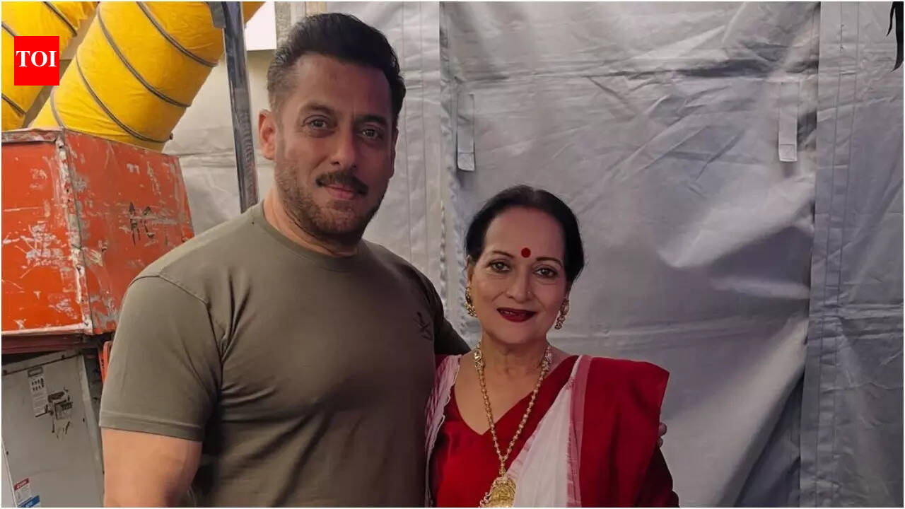 'Same mischievous twinkle in his eyes': Salman Khan reunites with ‘Hum Aapke Hain Koun’ co-star Himani Shivpuri - see post