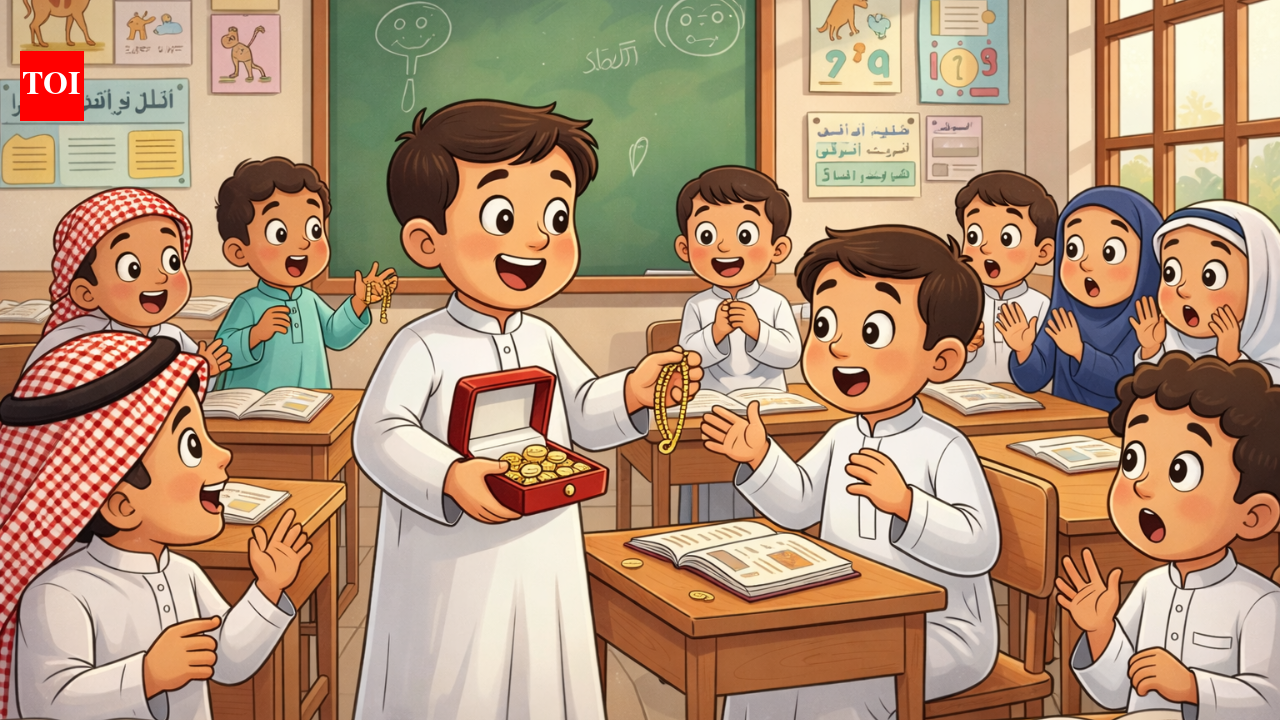 Golden surprise: Saudi schoolboy brings gold from home to gift classmates
