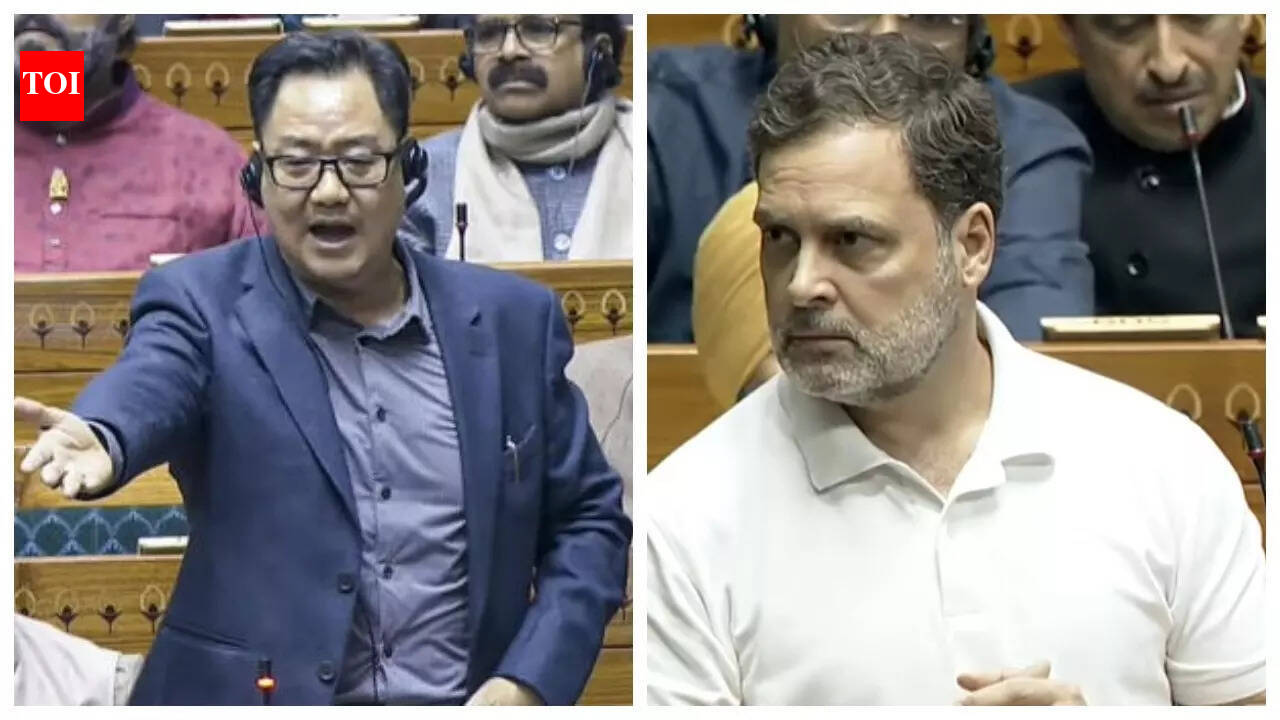Kiren Rijiju Explains Why Modi Govt Paused Privilege Notice Against Rahul Gandhi After Dubey's Move