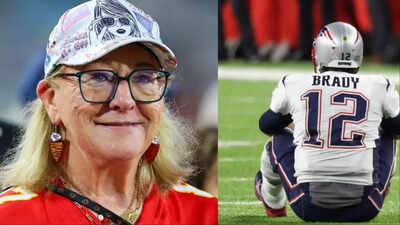 Travis Kelce’s mother Donna shares Tom Brady’s heartbroken photo after her older son Jason won Super Bowl LII