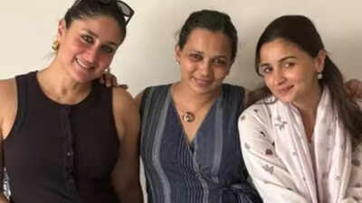 Kareena Kapoor Khan and Alia Bhatt savor Maharashtrian lunch at Rujuta Diwekar's home: 'Post pithla bhakri pose'