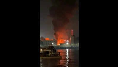 Indian Navy initiates board of inquiry into waste stockyard fire at Naval Dockyard in Mumbai